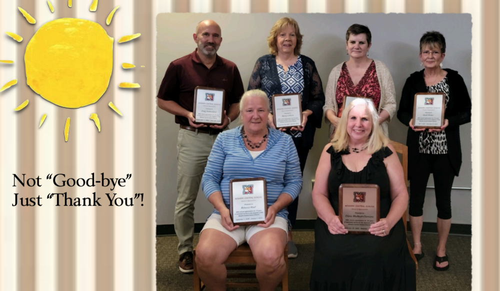 Pictured: Above: Back from left: Craig Sutherland, Nancy LeFevre, Judy Jasper and Heidi Parker. Bottom from left: Rebecca Hauf and Diane Muilwyk-Clemons.