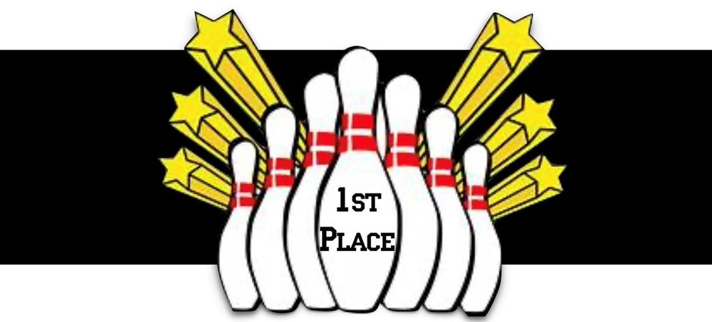 Bowling Pins Displaying "1st Place"