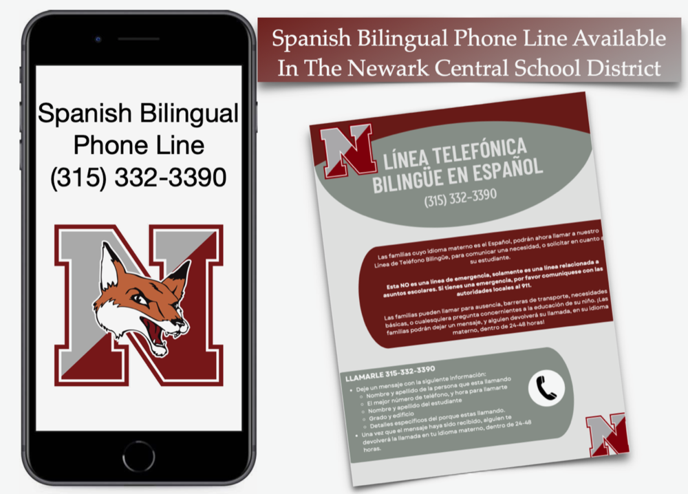 Advertisement for our Spanish Bilingual phone line