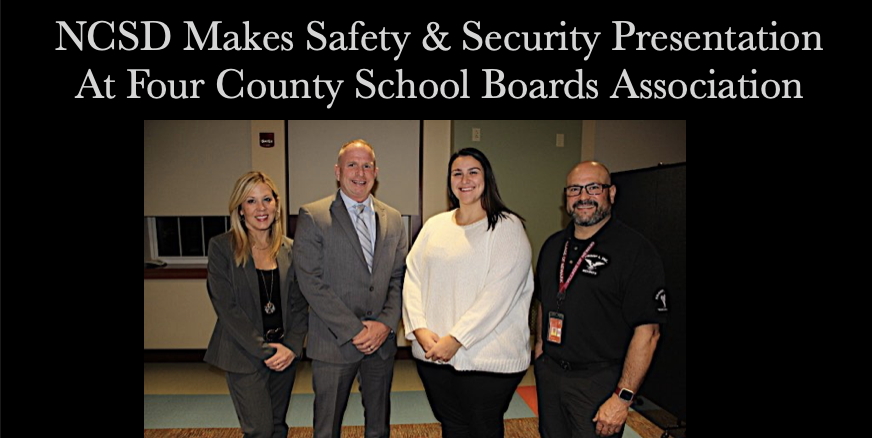 NCSD Makes Safety & Secruity Presentation at Four County School Boards Association