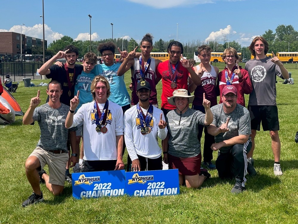 Pictured: The State Champion Boys Outdoor Track Team