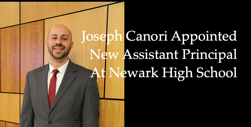Pictured: Joseph Canori - New Assistant principal at Newark High School