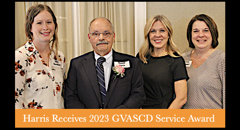 Harris receiives 2023 GVASCD service award